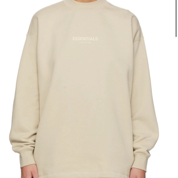 FEAR OF GOD - ESSENTIALS: Beige crewneck - Picture 9 of 11